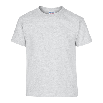 Camiseta Gildan junior gris jaspeado - UNIDAD